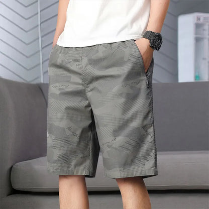 Mens Light Weight Sweat Shorts Oversized Casual Cotton Cargo Shorts Elastic Waist Drawstring Lounge Athletic Short with Pockets