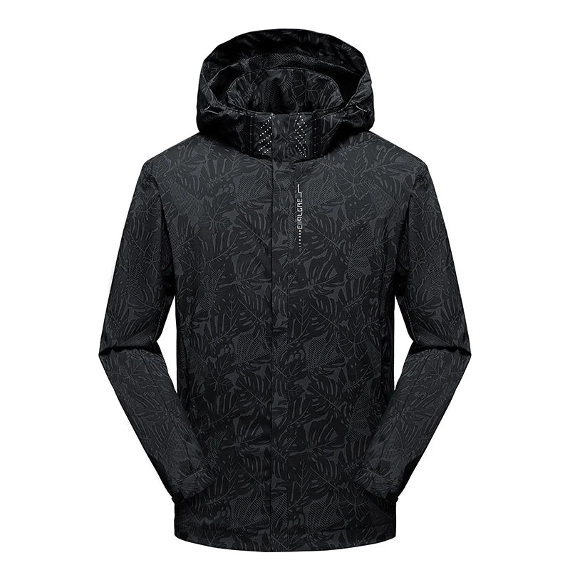 Man 2026 New Spring Autumn Leisure And Comfortable Outdoor Zipper Windbreaker Fashion Printed Windproof Jacket