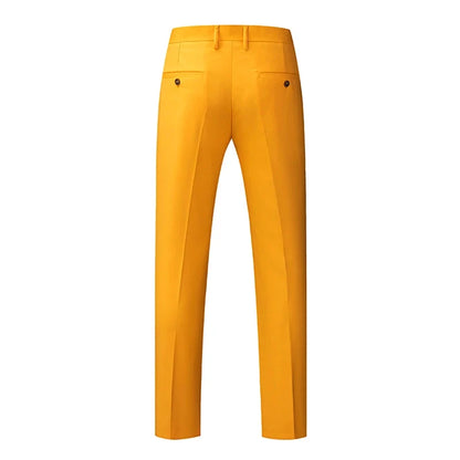 2026 New Men's Rose Red Trousers, Asian Size Blue Formal Pants, Black Pantalon Hombre.