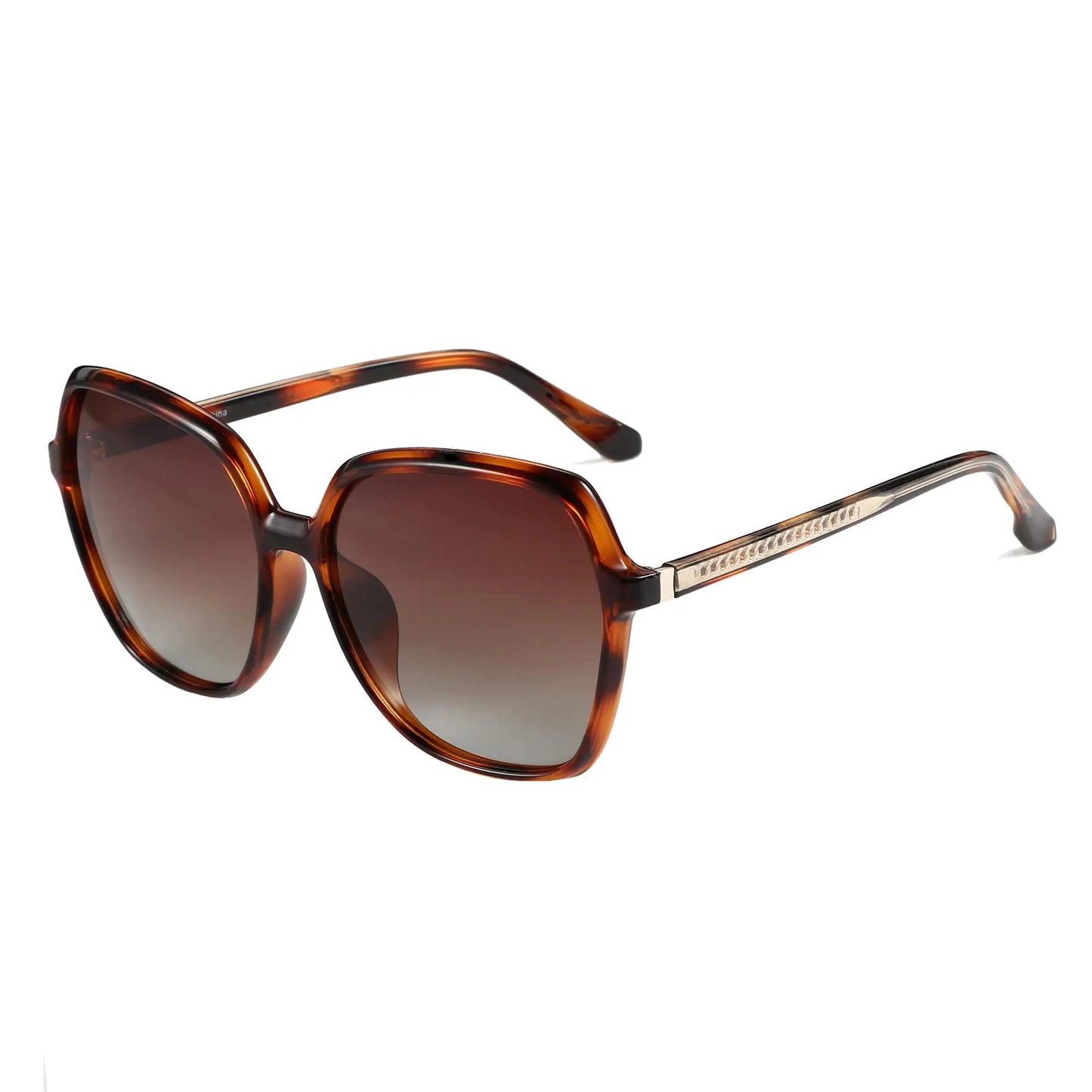 Oversized Polarized Sunglasses for Women Big Square Frame UV400 Sun Glasses Luxury Brand Design Dirving Shades Ladies