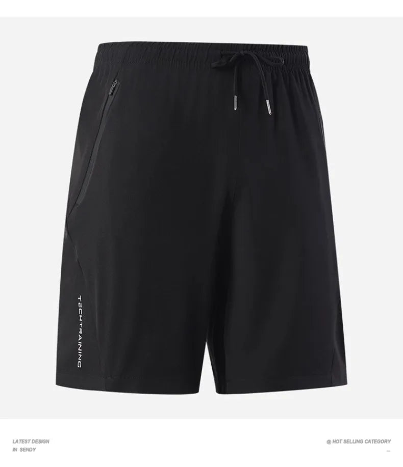 Trendy NEW 2025 Summer Men's Loose Shorts Above Knee Cross Border Beach Basketball Shorts Sweat Absorbing Casual Shorts