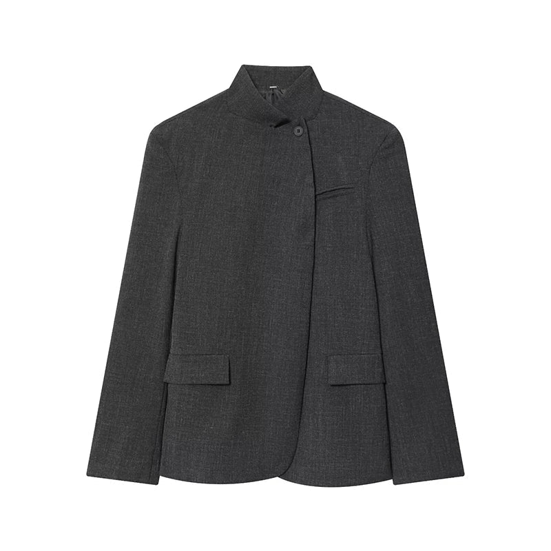 Tidalyf Women's Spring New Blazers & Jackets 2026 Fashion Retro Elegant Office Blazers Unique Youth Comfortable Street Jackets