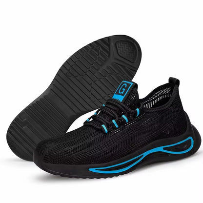 summer safety construction shoes breathable work shoes Indestructible Sneakers Unisex Men Safety Shoes For Work With Steel Toe