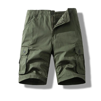 Men's Short Pants Cotton Cargo Shorts Tactical Breeches Casual Sports Man Hiking Fishing Streetwear