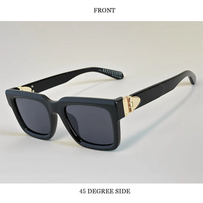 Blue Square Sunglass Men Luxury 2026 Sunglasses Women Trendy Woman Vintage Designer Fashion Glasses Gafas De Sol Hombre Lunette