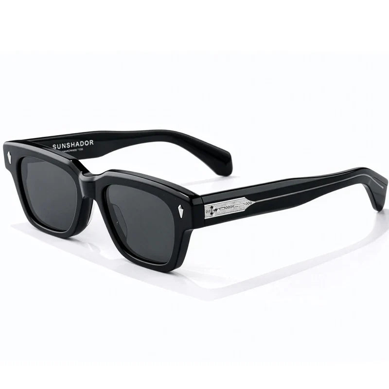 Top Quality Luxury Brand Original Sunglasses Handmade Thick Acetate Men Eyewear Designer Women Outdoor UV Protective Sunglass