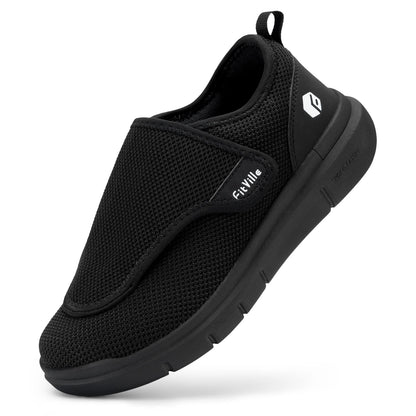 Men's Diabetic Shoes for Elder Orthopedics Feet Swollen Extra Wide Adjustable Walking Shoe Elderly Foot Pain Relief