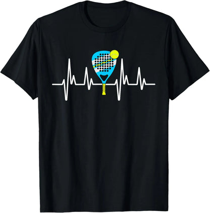 Badge of Sport Tennis Padel Logo Graphic T-Shirt Unisex Summer Streetwear Tops Customizable Couple Camiseta Hombre