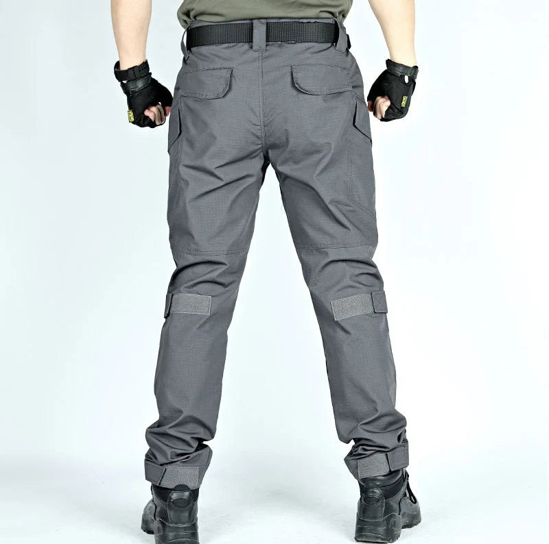 Military Tactical Pants  Men Cargo Trousers Waterproof Multi-pocket Casual Wear-Resistant Cargo Pants Climbing Outdoor Workwear