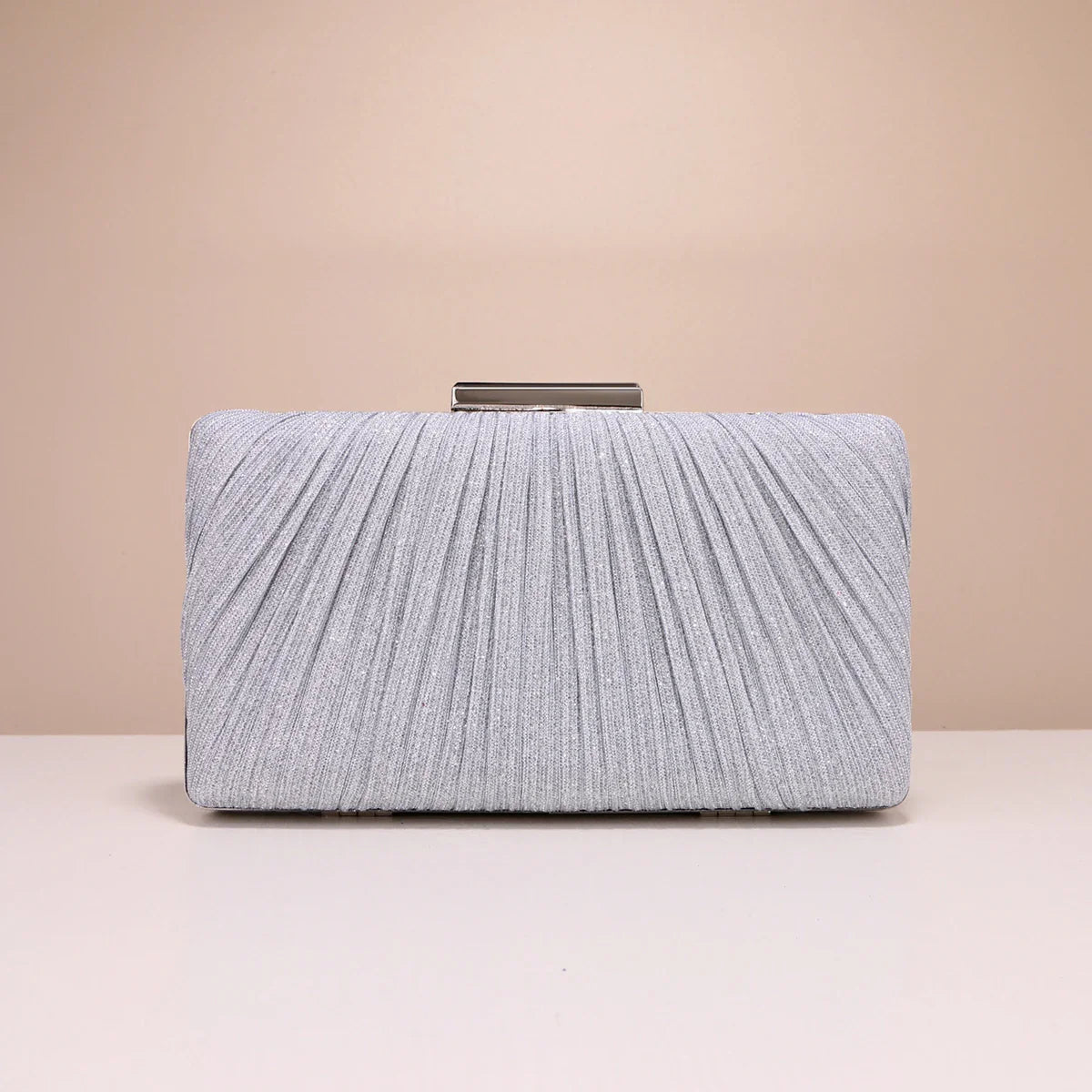 Fashion Women Clutch Bags Ruched Casual  Lady Evening Bags Golden Metal Chain Handbags Bling Sequined Banquet Dinner Prom Holder