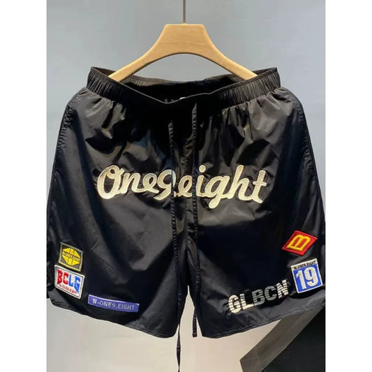 Vintage Oversized Shorts Men Plus Size American Retro Streetwear Baggy Basketball Shorts Male Loose Fit Beach Pantaloncini Uomo