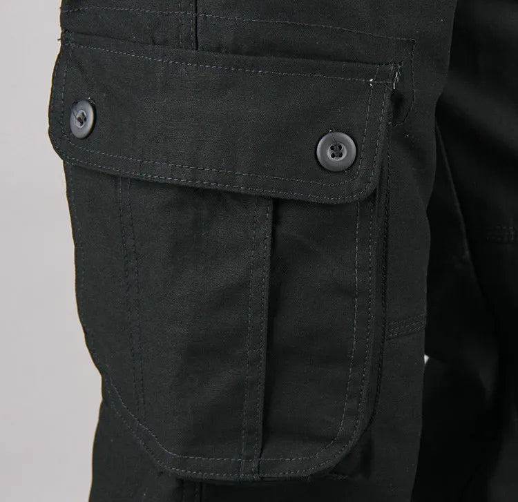 6 Pockets Tactical Cargo Pants Men's Loose Trousers Joggers  Hunting Large Size Casual Pants For Male Outdoor Work Overalls
