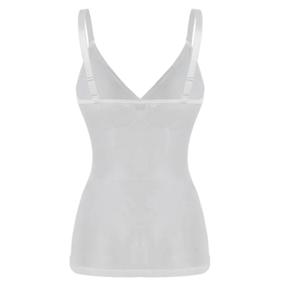 Women Built in bra Shapewear Camisole Tummy Control Body Shaper Slimming Underwear Compression Corset Bustier Tank Tops