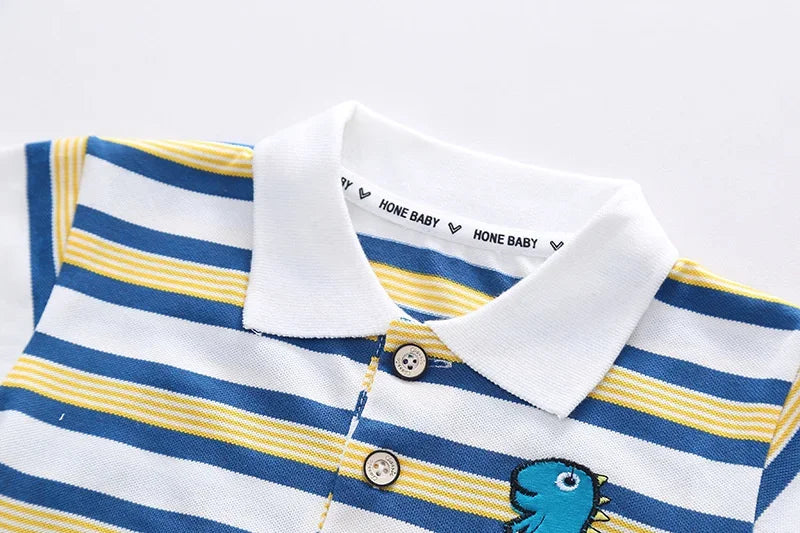 New Summer Baby Girls Clothes Suit Children Boys Striped T-Shirt Shorts 2Pcs/Sets Toddler Casual Cotton Costume Kids Tracksuits