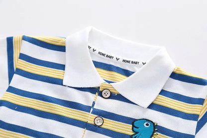 New Summer Baby Girls Clothes Suit Children Boys Striped T-Shirt Shorts 2Pcs/Sets Toddler Casual Cotton Costume Kids Tracksuits