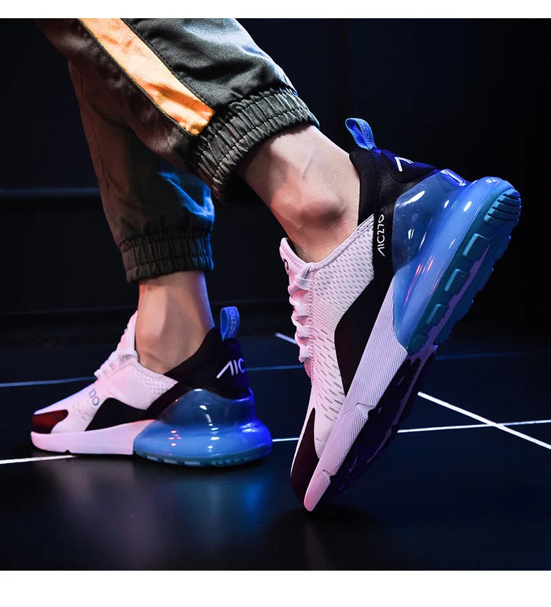 Men's Sneakers Outdoor Jogging Sport Shoes Autumn Season Women Casual Sneakers Shoes Platform Mesh Breathable Casual Shoes 36-47