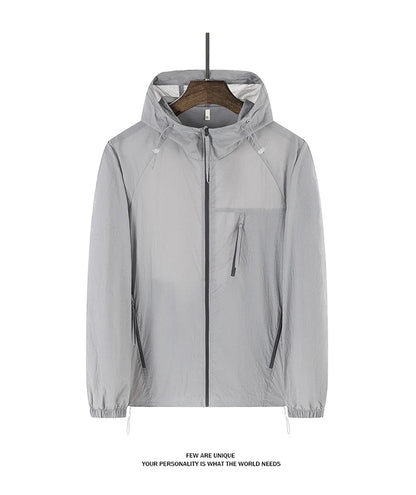 Summer Windbreaker Men Women Lightweight Sun Protection Jacket Unisex Camping Climbing Hiking Outdoor Waterproof Coat