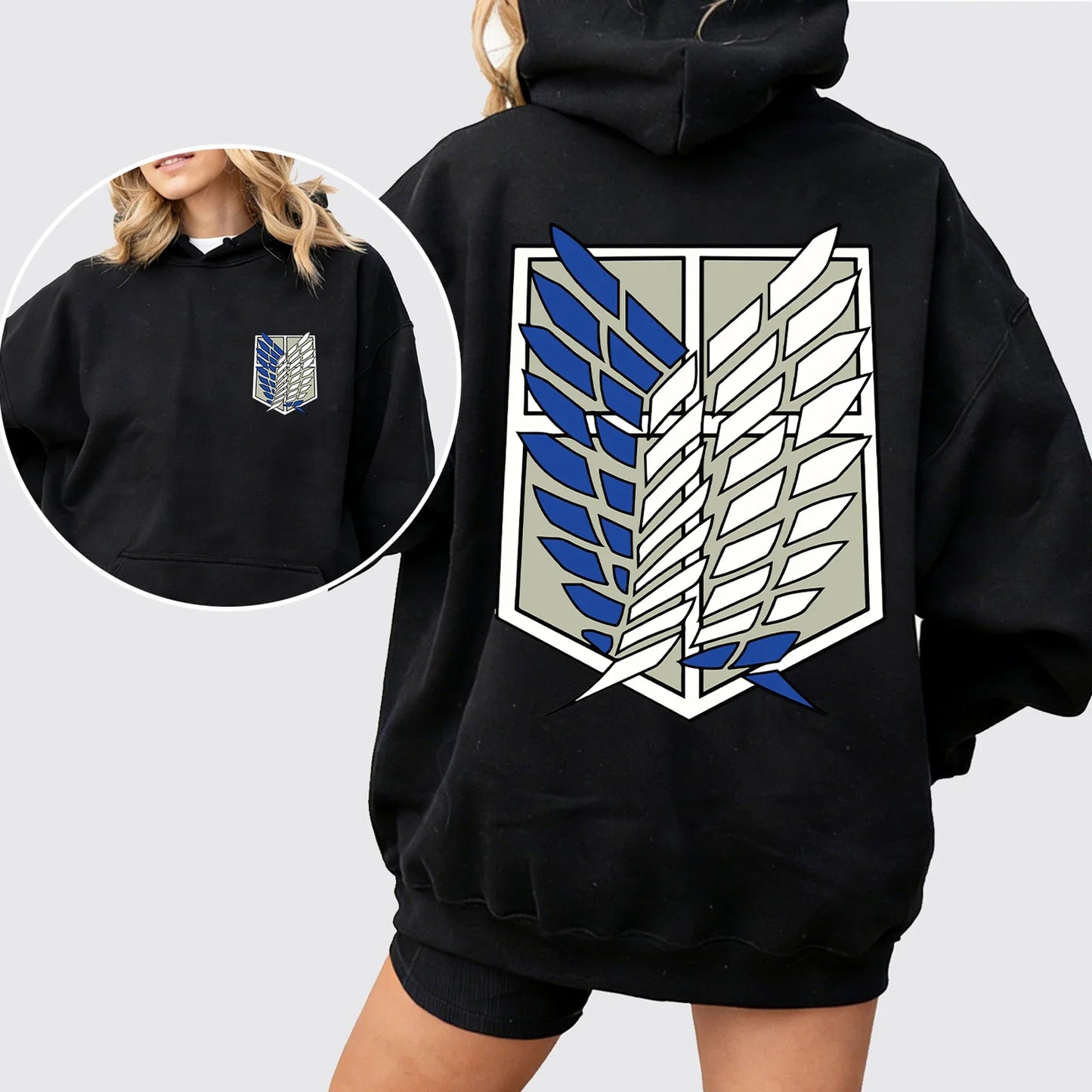 Attack on Titan Cosplay Hoodie Man Woman Harajuku Long Sleeve Pullover Tops Sweatshirt Gift