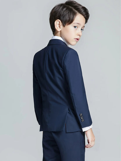 Back-to-school Season Boys Suit 5 Piece Jacket Vest Trousers Shirt Tie random Children's Suits Wedding Performance Formal