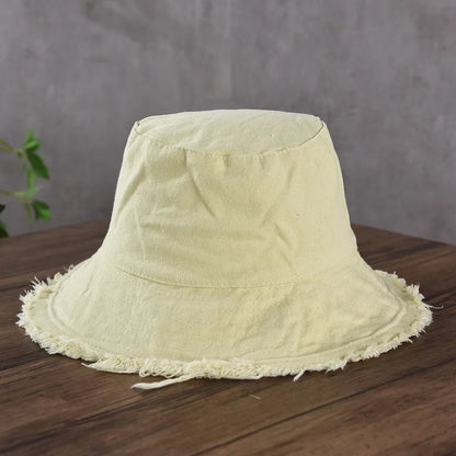 Wholesale New Bob Summer Bucket Hats Reversible Men Ladies Cotton Outdoor Sports Pull Up Fashion Panama Sun Hat Gift Wine Party