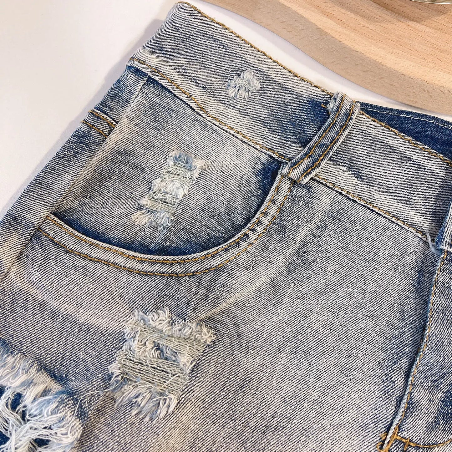 Women's Summer Sexy High Waist Denim Shorts 2025 Female Fashion Hollow Out Hole Hot Pants Short Jeans
