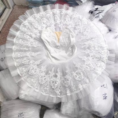 Professional Ballet Tutu Adult Child Ballerina Dress Kids Toddler Girl Clothes Swan Stage Wear Halloween Costumes For Women