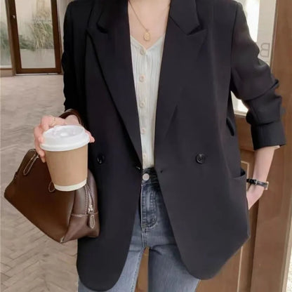 New Fashion Spring Autumn Blazer Women Long Sleeve Office Ladies Suit Jacket Business Work Wear Formal Coat Female Outerwear