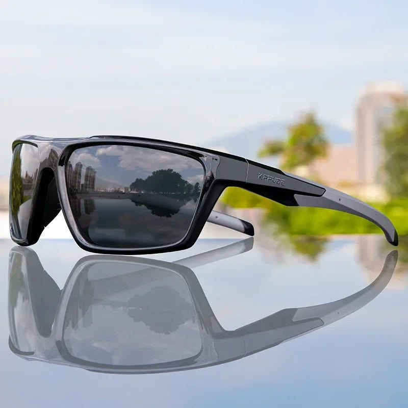 Men Fashion Polarized Sunglasses Cycling Glasses UV400 Eyewear for Men Women Driving Climbing Outdoor Sports Sunglasses