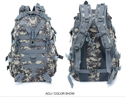 40L Tactical Backpack for Men Camping Hiking Backpacks Reflective Outdoor Travel Bags Survival Molle Climbing Rucksack Bag