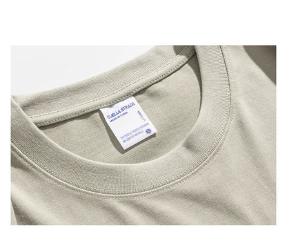 Summer Korean Oversize T-Shirt For Men Streetwear Harajuku High Quality Short Sleeve Loose Casual Tops Hip Hop Trendy Tee Male