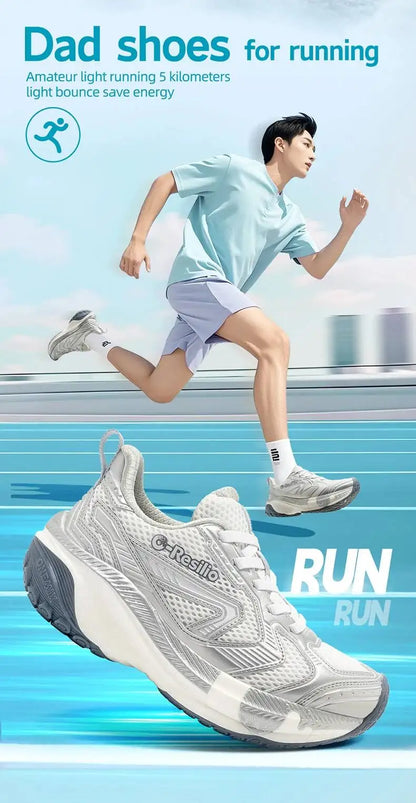 2026 Lightweight Dad Damping Sneakers Men Cushioning Running Sports Casual Shoes For Women Soft And Elastic 25216
