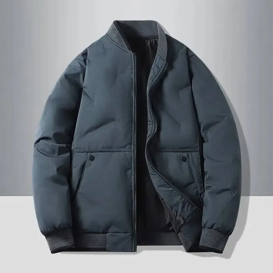 New autumn and winter baseball collar, men's fashionable and versatile cotton jacket, outer warm cotton jacket, baseball jacket,