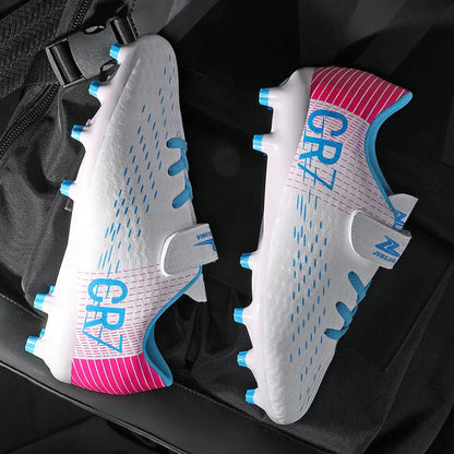 New Men Kids Football Boots Grass Boys Professional Non-Slip Ultralight Cleats Match Soccer Shoes Training Shoes Drop Shipping