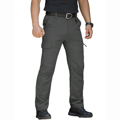 Men’s Lightweight Hiking Pants Quick Dry Water Resistant Tactical Work Outdoor Fishing Cargo Trousers