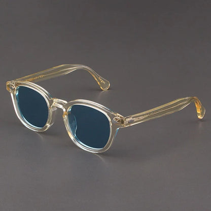 Johnny Depp Polarized Sunglasses Men Women UV400 Lemtosh Sun Glasses Brand Retro Acetate Frame For Male Eyeglasses Eyewear