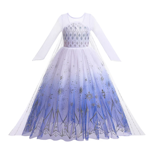 Elsa Anna Kid Princess Girls Dress Rapunzal  Kids Cosplay Halloween Vestidos Children Costume Birthday Party Dress