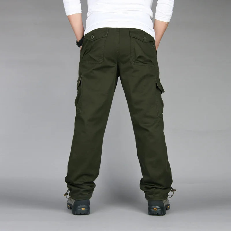 Tactical Pants Men Military Army Black Cotton ix9 Zipper Streetwear Autumn Winter Cargo Pants Men military style Trousers