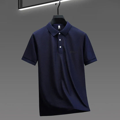 designer men's high quality brand short sleeves polo shirt lapel letter printing ventilate t-shirt business leisure men's wear