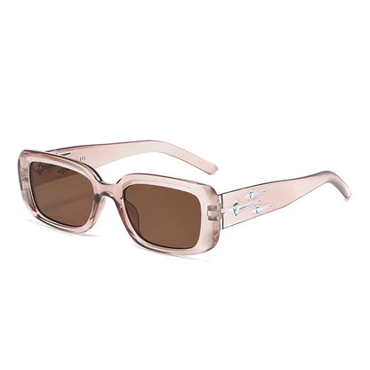 Cycling Retro Y2K Style Small Square Sunglasses Women kitten Eye Sunglasses Fashion Colorful Mirror Goggles Punk Suns Glasses