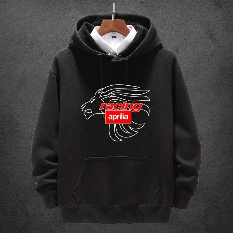 Italy Motorcycle Hoodie Heavy Locomotive Culture Clothes Men and Women Autumn and Winter Pullover Jacket Cycling Casual Hoodie