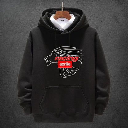 Italy Motorcycle Hoodie Heavy Locomotive Culture Clothes Men and Women Autumn and Winter Pullover Jacket Cycling Casual Hoodie
