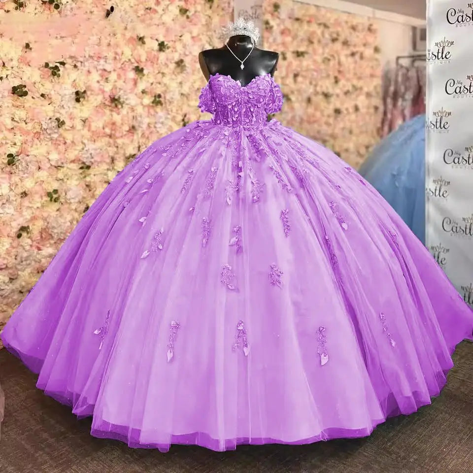 Shinny Party Dress 15 Quinceanera Dresses Ball Gown Luxury 15 Year Old Dress Formal Dress For 15 Years Party Customized