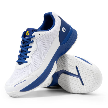 Extra Wide Pickleball Shoes Gym Sports Tennis Shoes for Men Casual Sneakers All Court Racquetball Athletic Arch Support