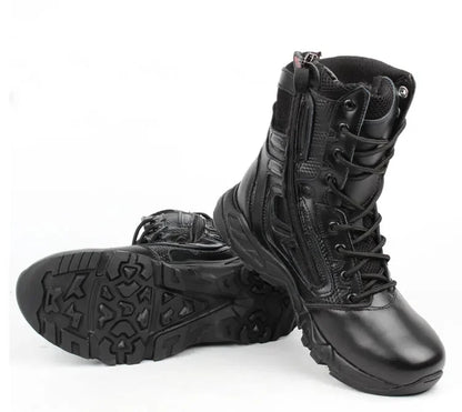 2025 Winter Tactical Boots Men Black Desert Safety Army Shoes Motorcycle Breathable Military Assault Combat Ankle Boots for Man