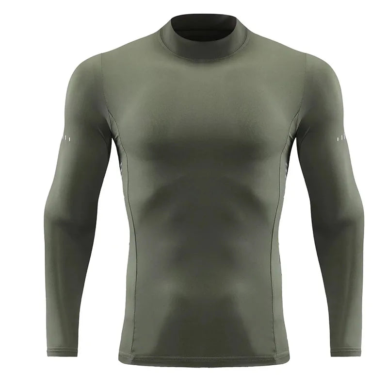 Men Children Long Sleeve Running Slim Tops Tees Sportswear Gym Fitness Compression T-shirt Outdoor Football Jersey Jogging Tight