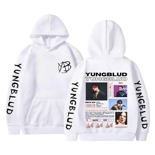 Yungblud Weird Music Album Graphic Hoodie Men Alternative Rock Oversized Sweatshirt Men's Clothing Hip Hop Vintage Streetwear