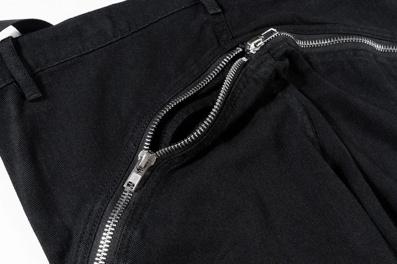 2023 Brand New Classic Rick Denim Folding Zipper Slim Fit Straight PANT Jeans Cotton Denim Pants Comfort Casual Jeans M-XXL #717