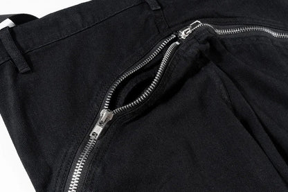 2023 Brand New Classic Rick Denim Folding Zipper Slim Fit Straight PANT Jeans Cotton Denim Pants Comfort Casual Jeans M-XXL #717