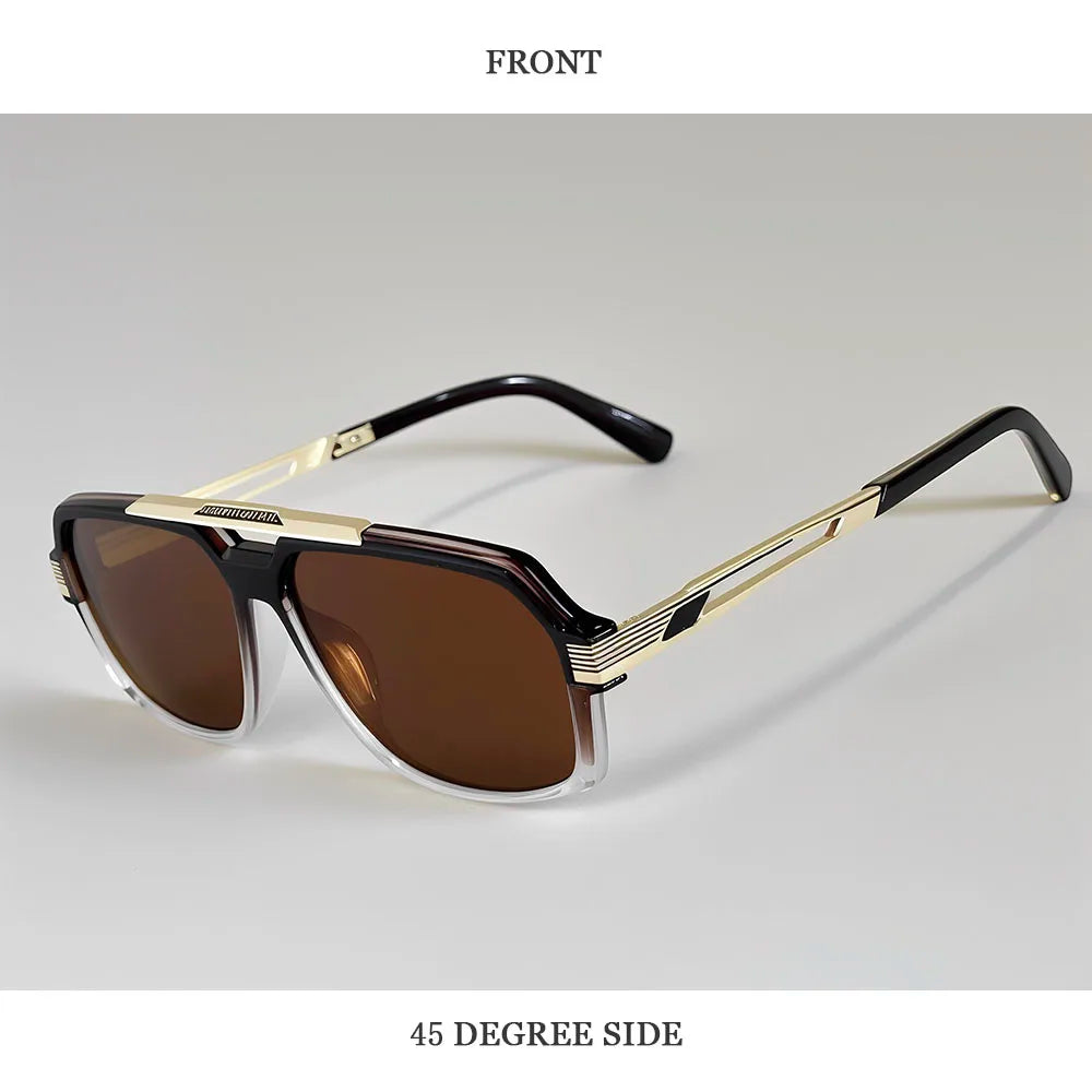 Brand Design Square Sunglasses Women  UV400 Protection Sunglass Men Beach Vacation Fashion Glasses Gafas De Sol Hombre Zonnebril
