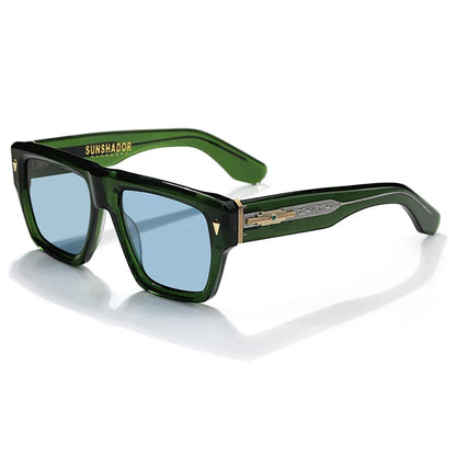 2026 High Quality Handmade Square Acetate UV Protection Men Sunglasses Prescription Myopic Retro Eyewear Men Women Reading Glass